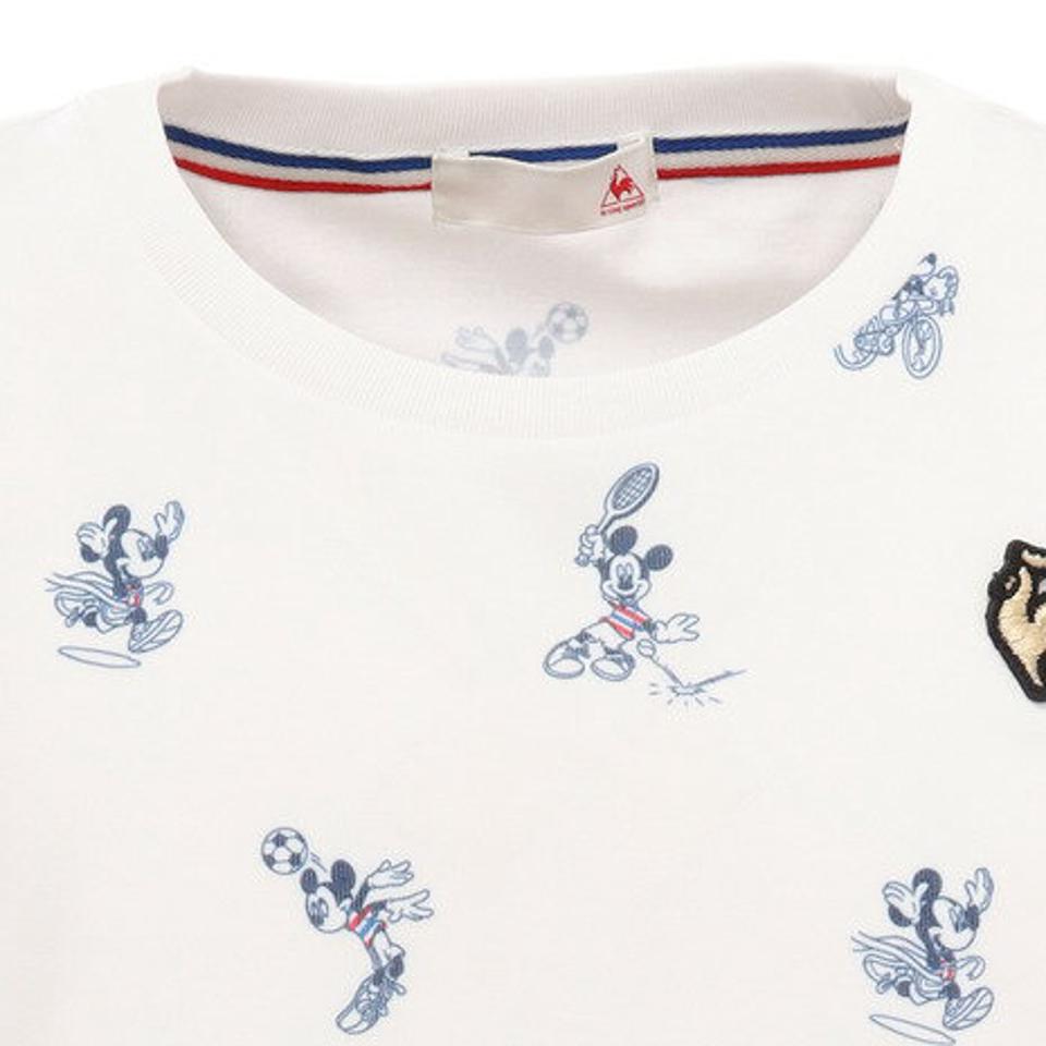 ルコック スポルティフ（Lecoq Sportif）（キッズ）Tシャツ 半袖 QMJPJA00DI WHT オンライン価格