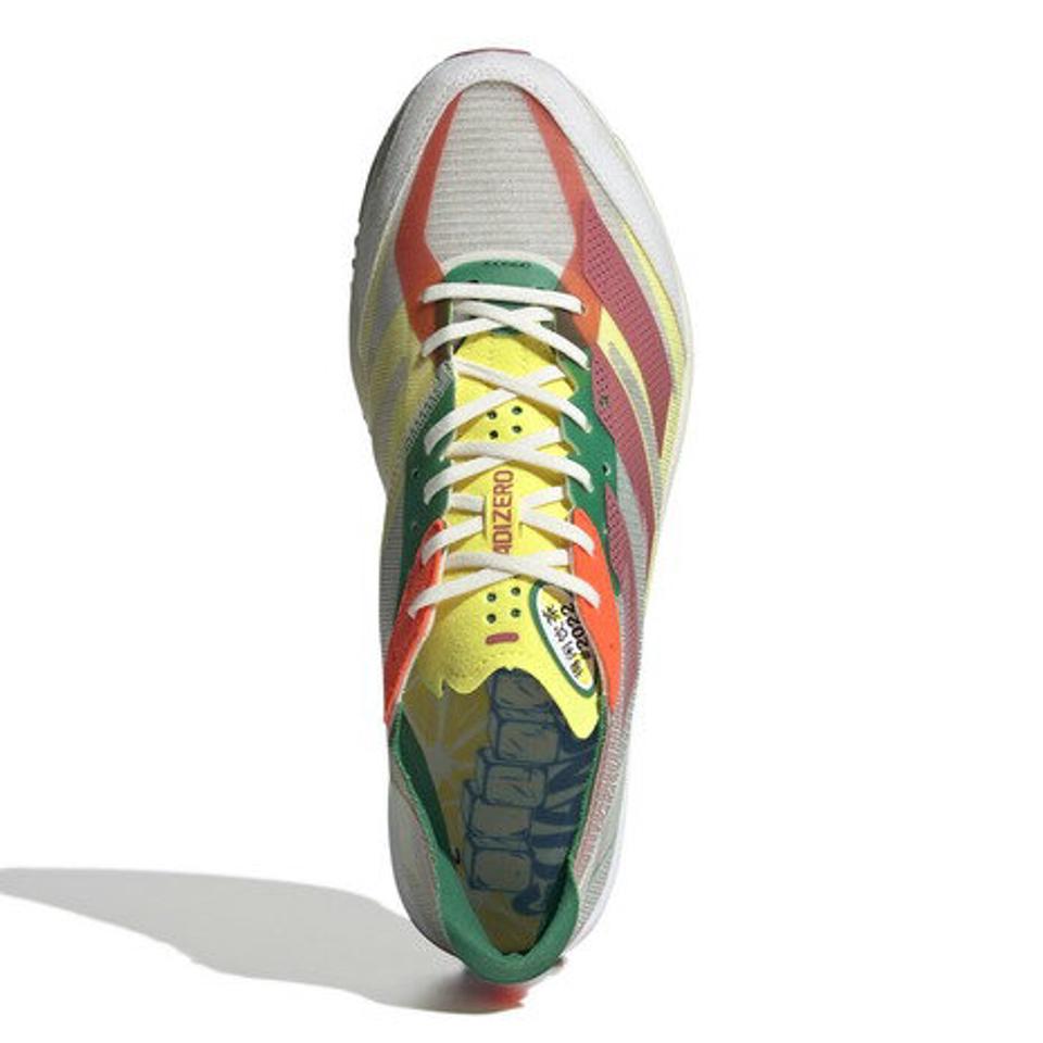 アディダス（adidas）（メンズ）アディゼロ ジャパン 7 レッド イエロー HQ1069 ランニングシューズ ジョギング スニーカー ウォーキング 陸上 運動靴