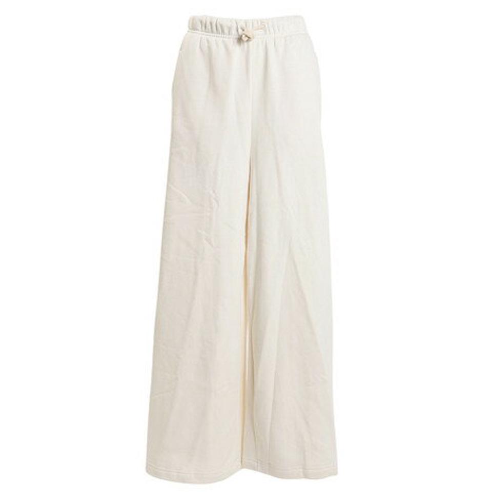 アディダス(adidas)(レディース)スタジオラウンジ ワイドレッグ フリースパンツ KO467-HM9921