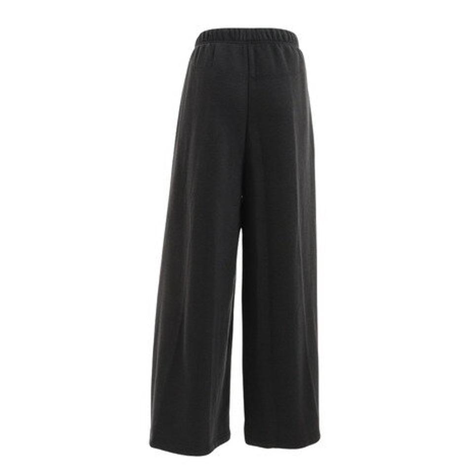 アディダス(adidas)(レディース)スタジオラウンジ ワイドレッグ フリースパンツ KO467-HM9919