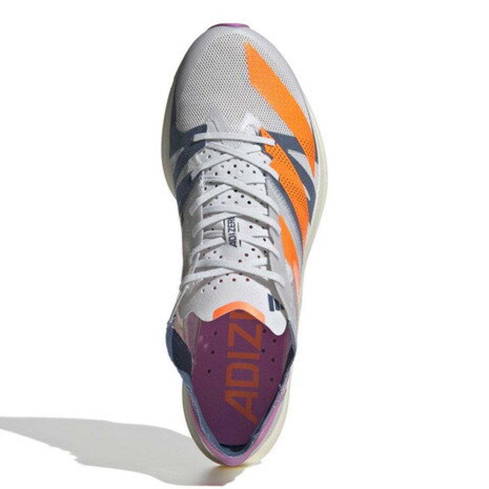アディダス（adidas）（メンズ）アディゼロ タクミ セン 8 グレー GX6669 ランニングシューズ ジョギング スニーカー ウォーキング 陸上 運動靴 マラソン