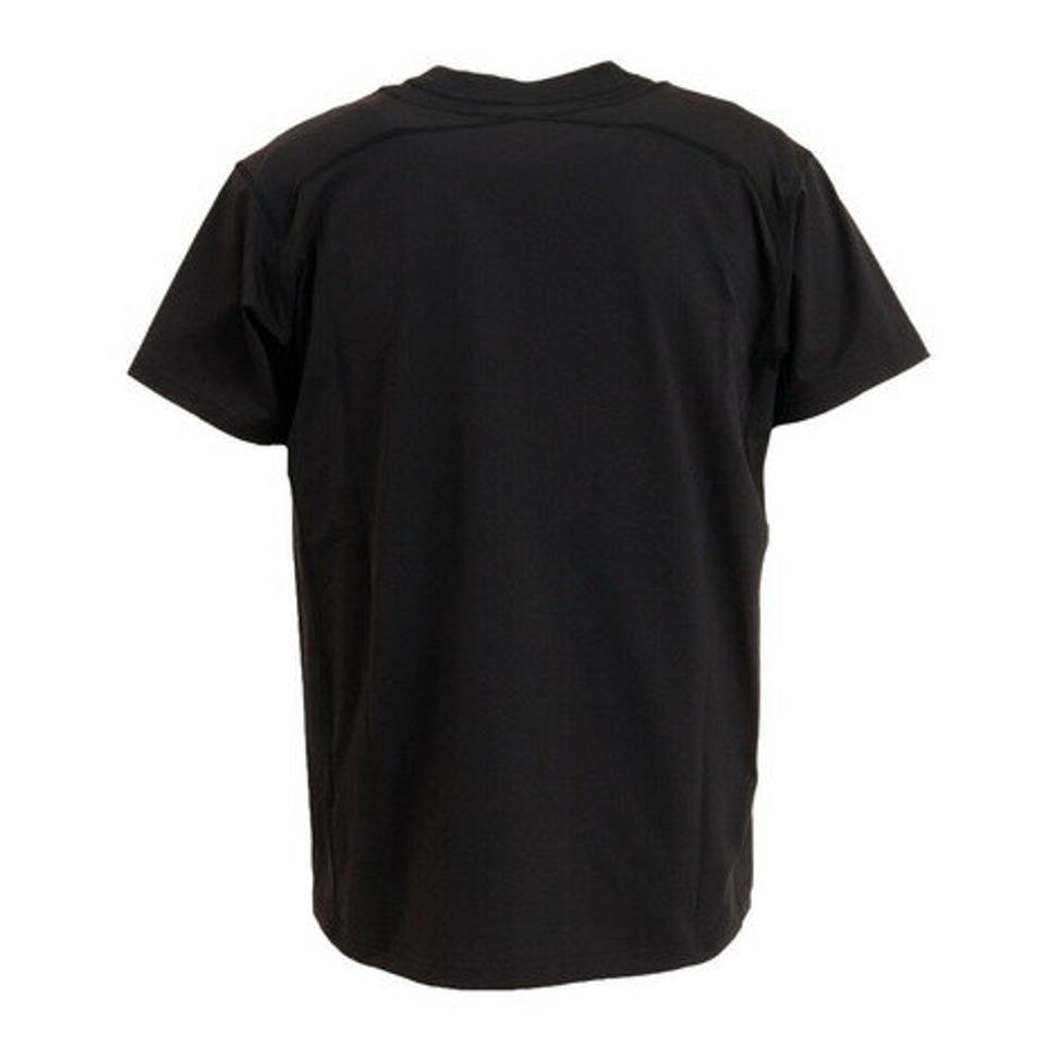 デサント（DESCENTE）（メンズ）ドライ 速乾 UV クール S.F.TECH SUNSCREEN 半袖シャツ DMMTJA62 BK
