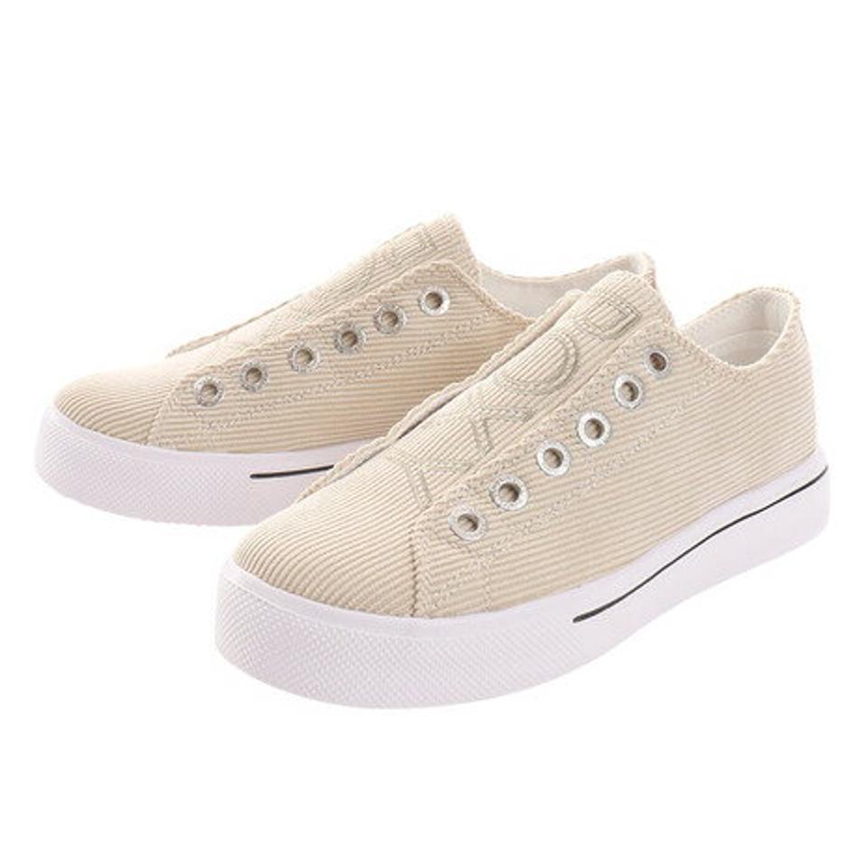 ロキシー（ROXY）（レディース）レディース スニーカー ベージュ 21FWRFT214400BGE ライトアップコーデュロイ LIGHT UP CORDUROY