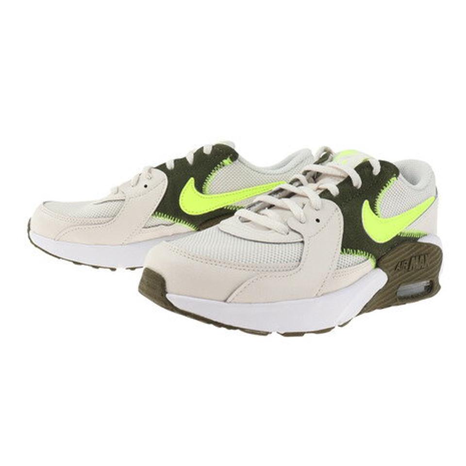ナイキ（NIKE）（キッズ）エア マックス エクシー GS グリーンホワイト CD6894-021 ジュニア ボーイズ スニーカー シューズ
