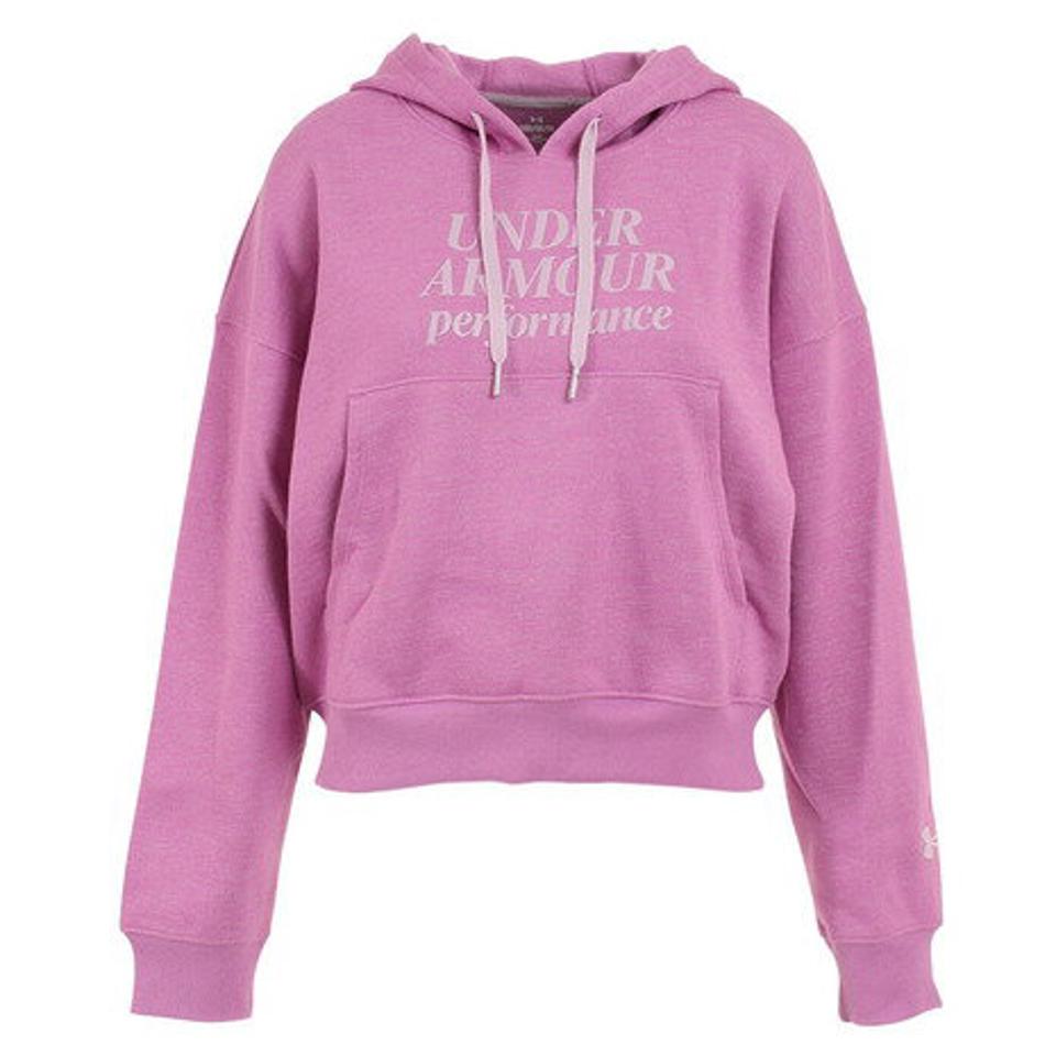 アンダーアーマー（UNDER ARMOUR）（レディース）パーカー レディース エッセンシャル スクリプト 1374107 537