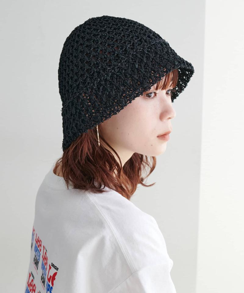 MIX編みクロシェハット