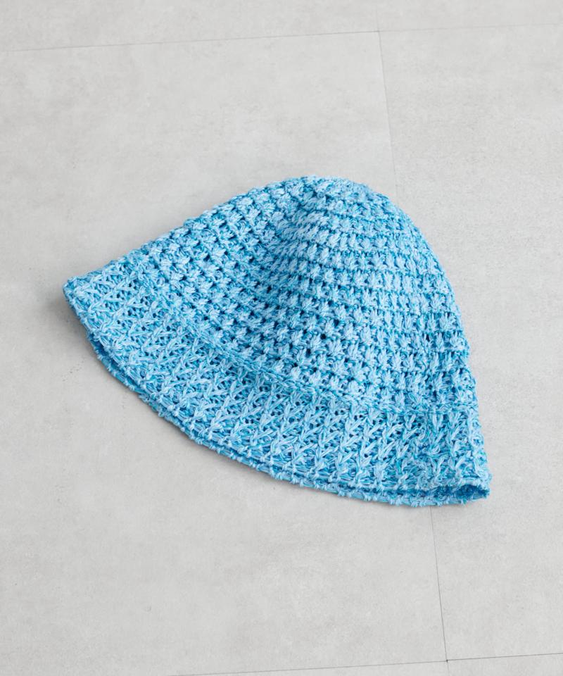 MIX編みクロシェハット