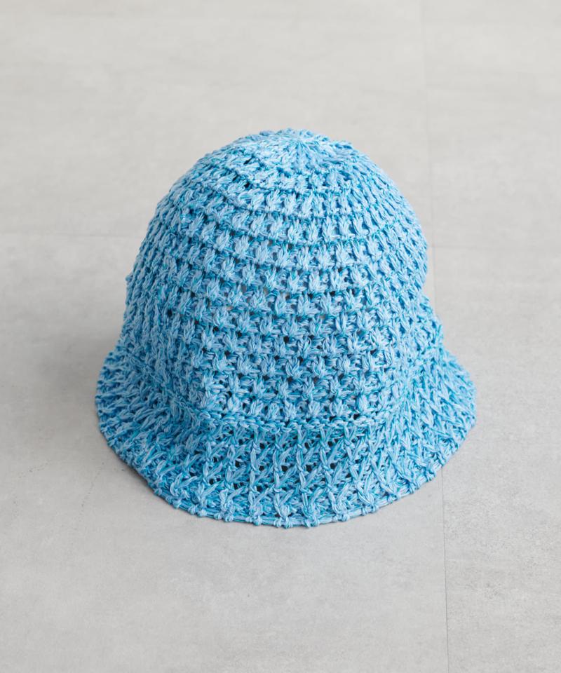 MIX編みクロシェハット