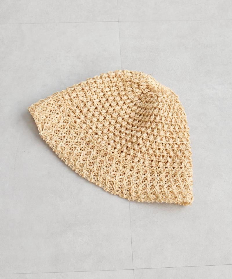 MIX編みクロシェハット