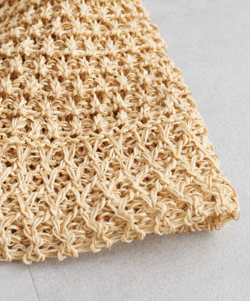 MIX編みクロシェハット