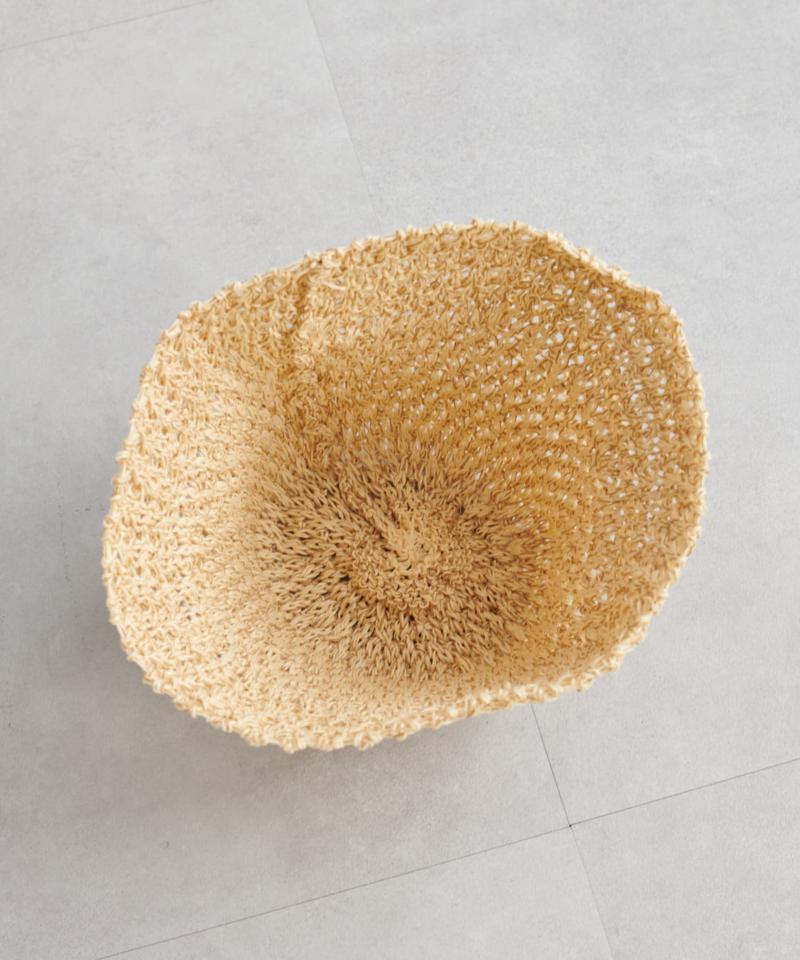 MIX編みクロシェハット