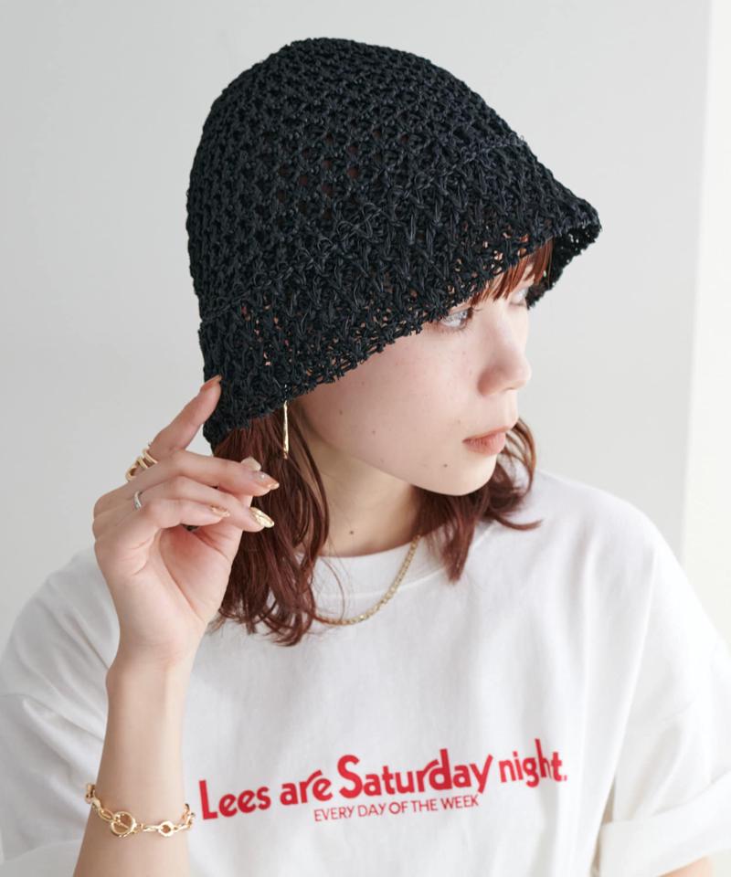 MIX編みクロシェハット