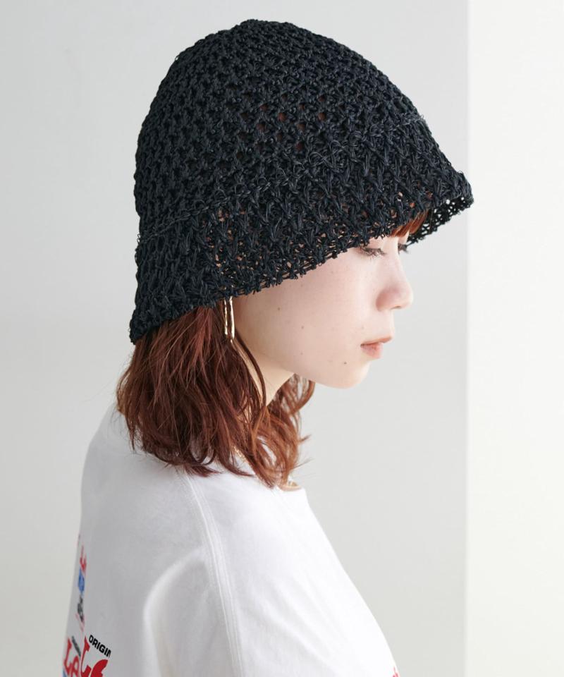 MIX編みクロシェハット