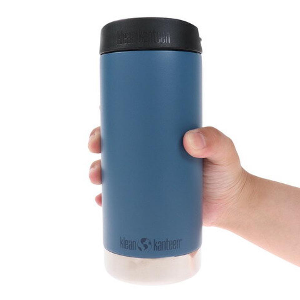 クリーンカンティーン（klean kanteen） ウォーターボトル TKワイド12oz 355ml カフェキャップ Real Teal ブルー 19322089002012 水筒 マグ 保温 保冷