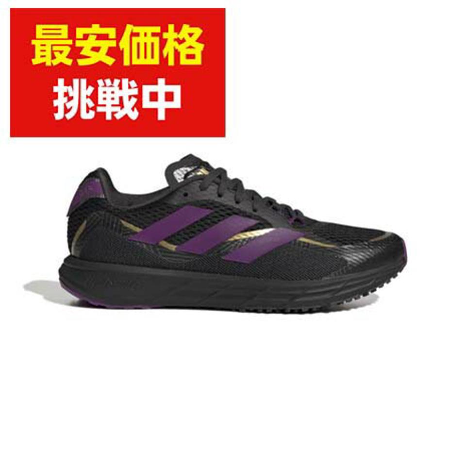 アディダス（adidas）（メンズ）ランニングシューズ ADIZERO アディゼロ SL20.3 BP2 ブラック ゴールド HQ1078 スニーカー 軽量 レーストレーニング