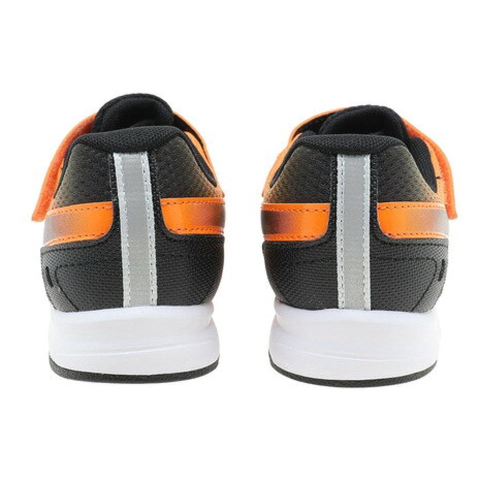 プーマ（PUMA）（キッズ）ジュニア ランニングシューズ オレンジ スピードモンスター V3 19026621 スニーカー ベルクロ ベルト付き マジックテープ