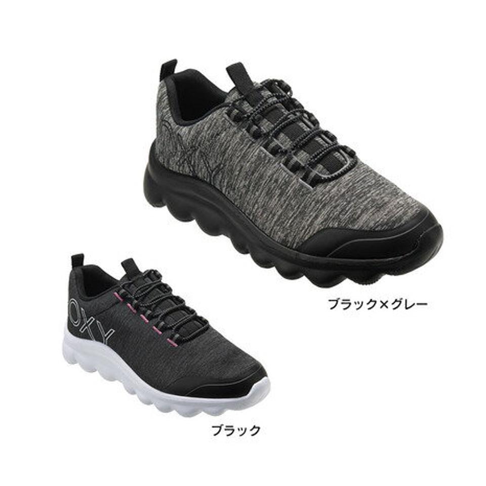 ロキシー（ROXY）（レディース） レディース スニーカー 黒 ホライズン HORIZON ブラック ブラックグレー RFT214302