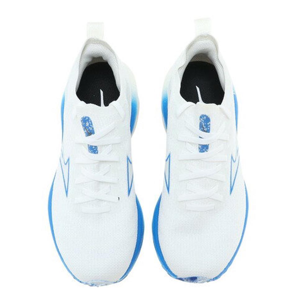 ミズノ（MIZUNO）（レディース）ウエーブネオ ウインド ホワイトブルー J1GD227821 レディース シューズ スニーカー