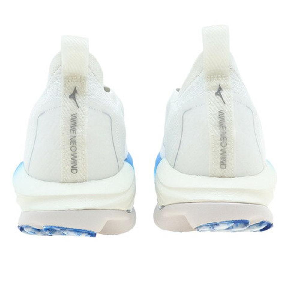 ミズノ（MIZUNO）（レディース）ウエーブネオ ウインド ホワイトブルー J1GD227821 レディース シューズ スニーカー