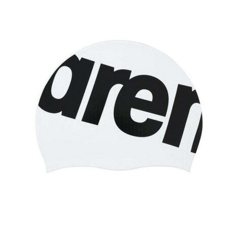 アリーナ（ARENA）（メンズ、レディース）グラフィックシリコンキャップ 水着 FAR-0905 WHT