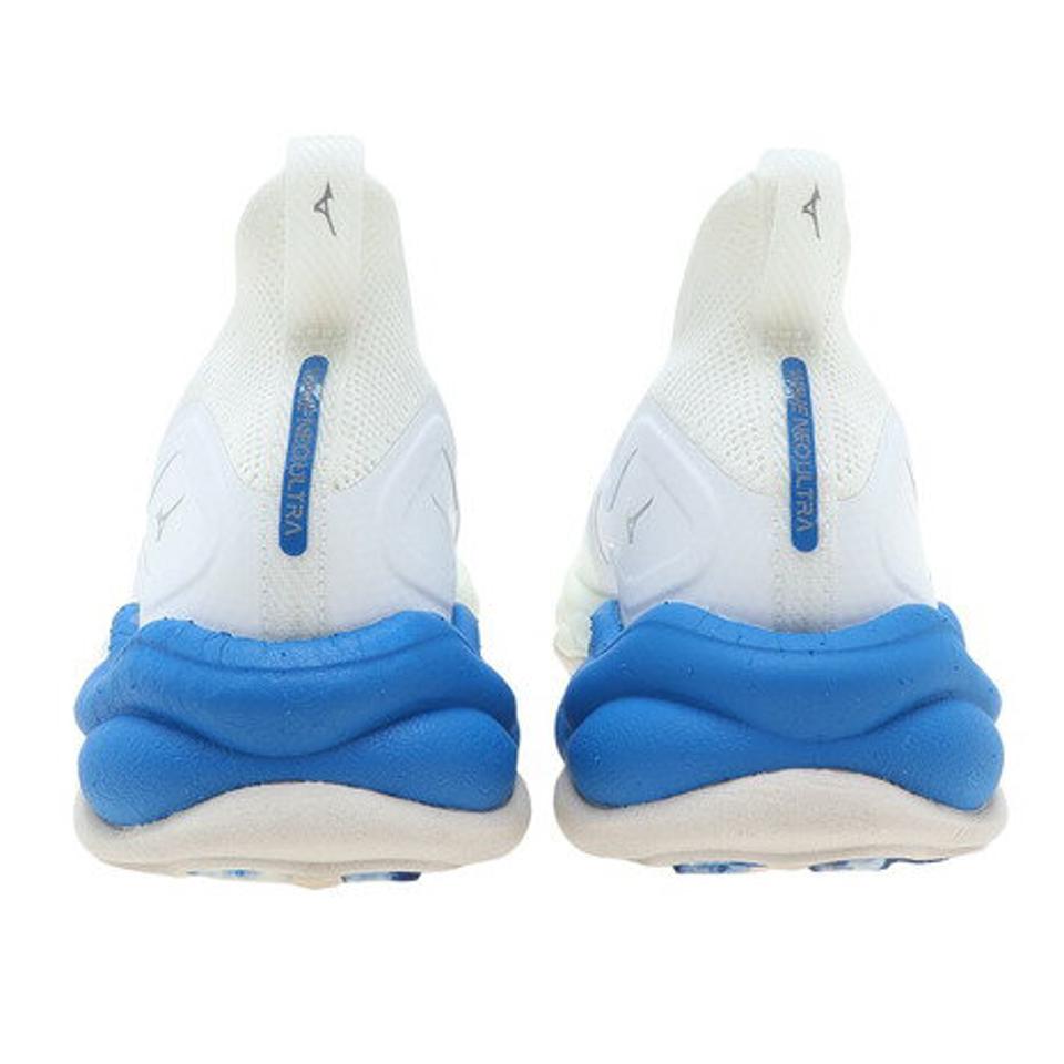 ミズノ（MIZUNO）（レディース）ウエーブネオ ウルトラ ホワイトブルー J1GD223401 レディース シューズ スニーカー