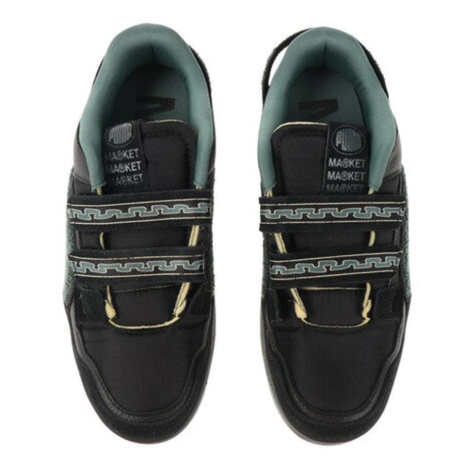 プーマ（PUMA）（メンズ）スポーツシューズ PUMA x MARKET ブラックグリーン スリップストリーム スニーカー 38559202 コラボ おしゃれ ストリート ベルクロ