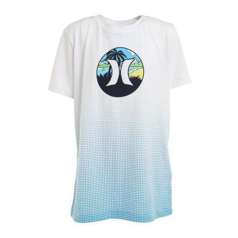 ハーレー（HURLEY）（キッズ）ジュニア STICKER BITMAP 半袖Tシャツ 985864-001