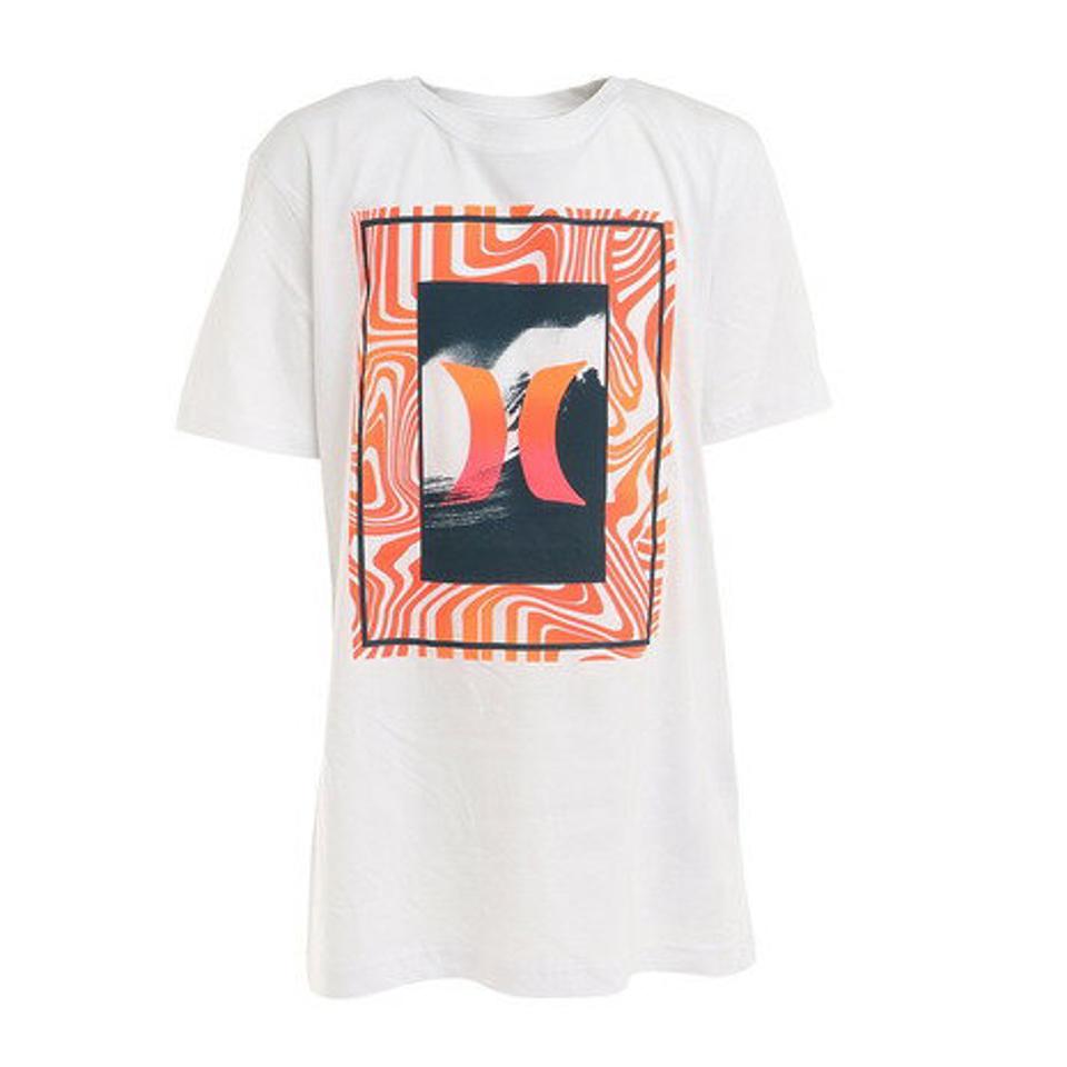 ハーレー（HURLEY）（キッズ）ジュニア STICKER CHECK 半袖Tシャツ 985831-001