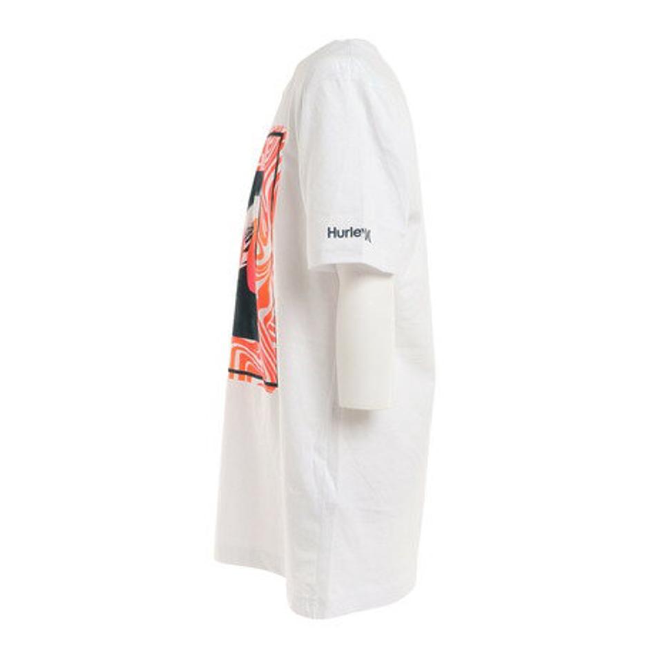 ハーレー（HURLEY）（キッズ）ジュニア STICKER CHECK 半袖Tシャツ 985831-001