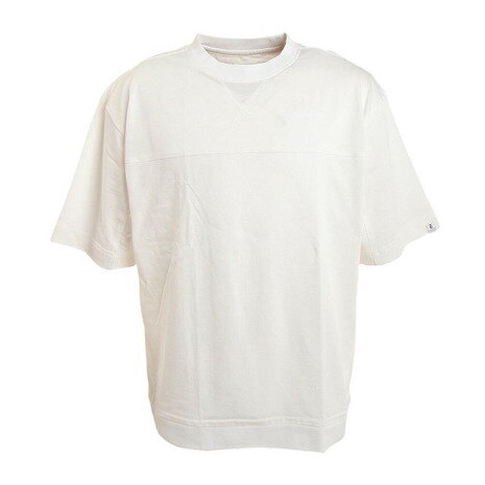 【スポーツデー エントリーでP5倍！4/3 9:59迄】送料無料 4/2迄！ エルケクス（ELKEX）（メンズ）オーバー半袖Tシャツ SR EKM2SP4174 WHT