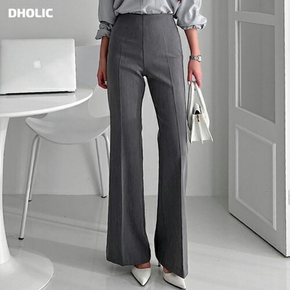 フレアスラックス・p001329 レディース 【pt】パンツ スラックス ロング丈 単色 無地 シンプル ベーシック フレア ハイウエスト オフィスカジュアル スリム 細身 タイト オフィスカジュアル 秋 冬 大人 きれいめ 韓国ファッション MKT