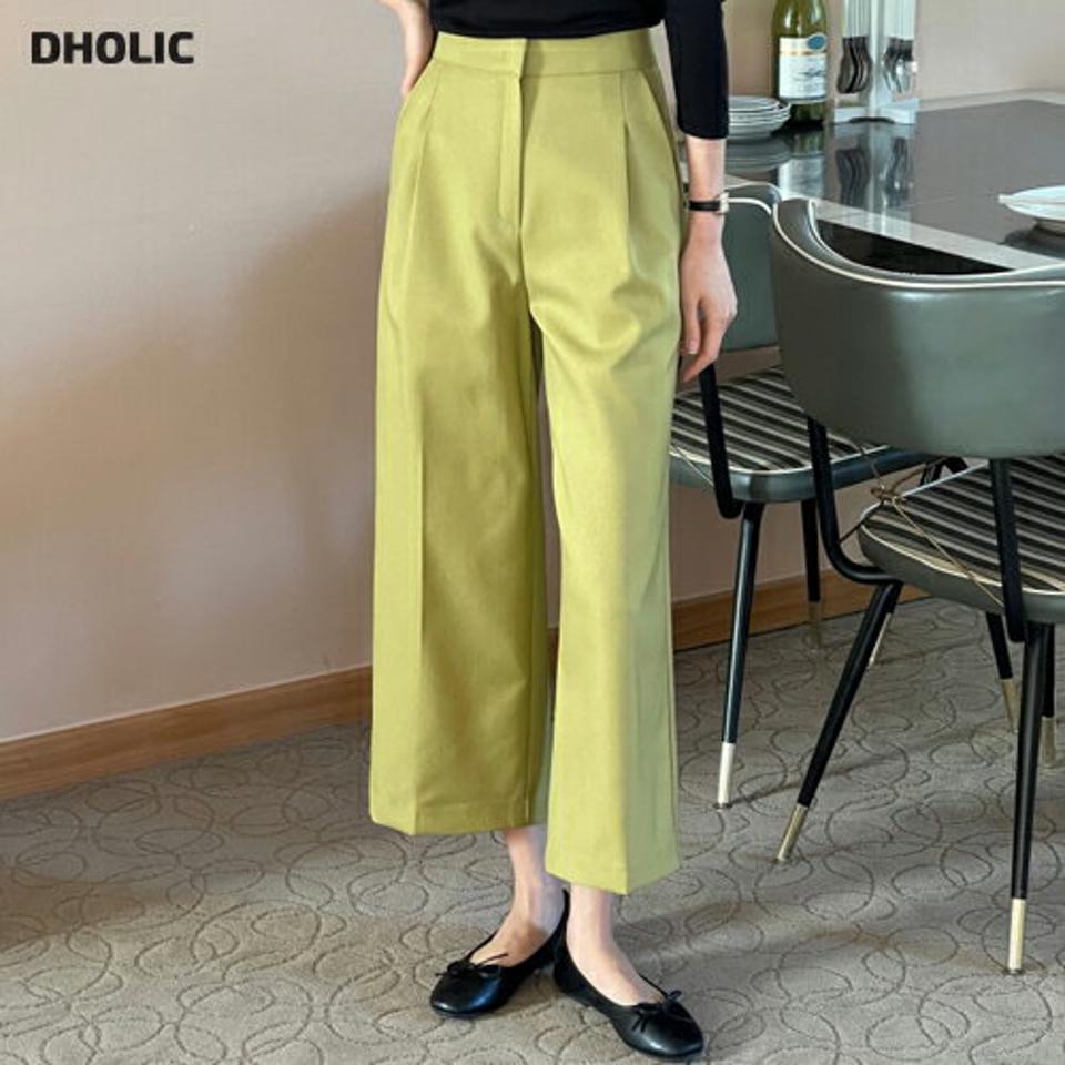 ワンタックホックスラックス・p001192 レディース 【pt】スラックス パンツ ロング丈 単色 無地 シンプル ベーシック カラーパンツ タック オフィスカジュアル 秋 冬 春 きれいめ 大人 韓国ファッション MKT