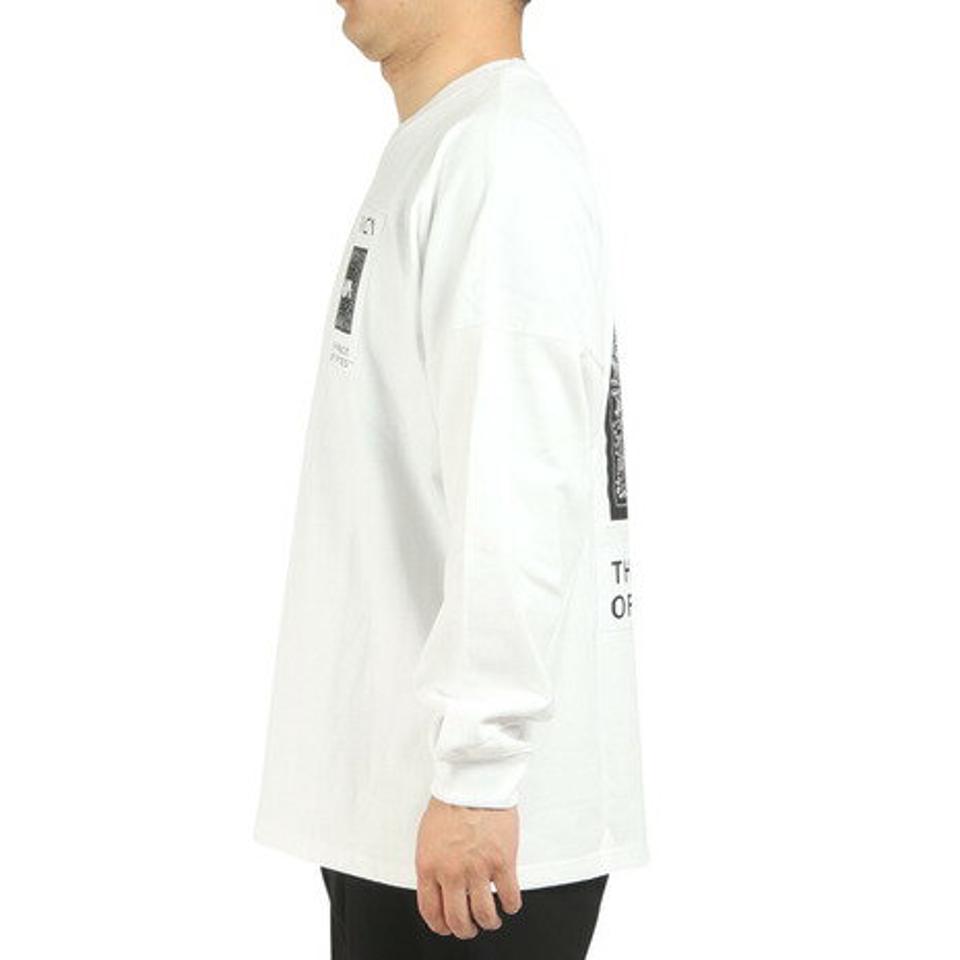 ルーカ（RVCA）（メンズ）BANDANA PATCH LT ロングスリーブTシャツ BC042065 WHT