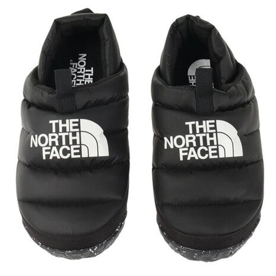 ノースフェイス（THE NORTH FACE）（メンズ）スリッポン メンズ 黒 ヌプシ ダウン ミュール ブラック NF02271 KW あったか ウィンターシューズ