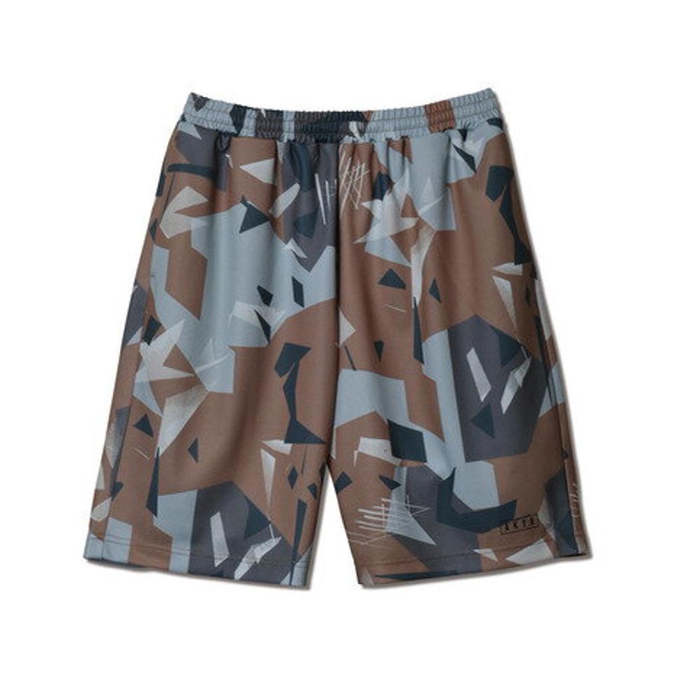 アクター（AKTR）（メンズ）バスパン バスケットボールウェア B.BALL POLYGON CAMO ショーツ 221-011002 BR