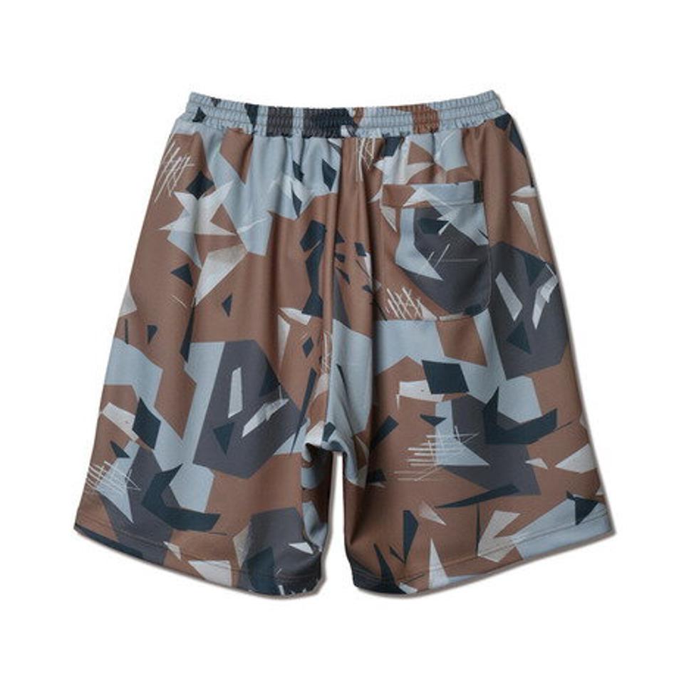 アクター（AKTR）（メンズ）バスパン バスケットボールウェア B.BALL POLYGON CAMO ショーツ 221-011002 BR