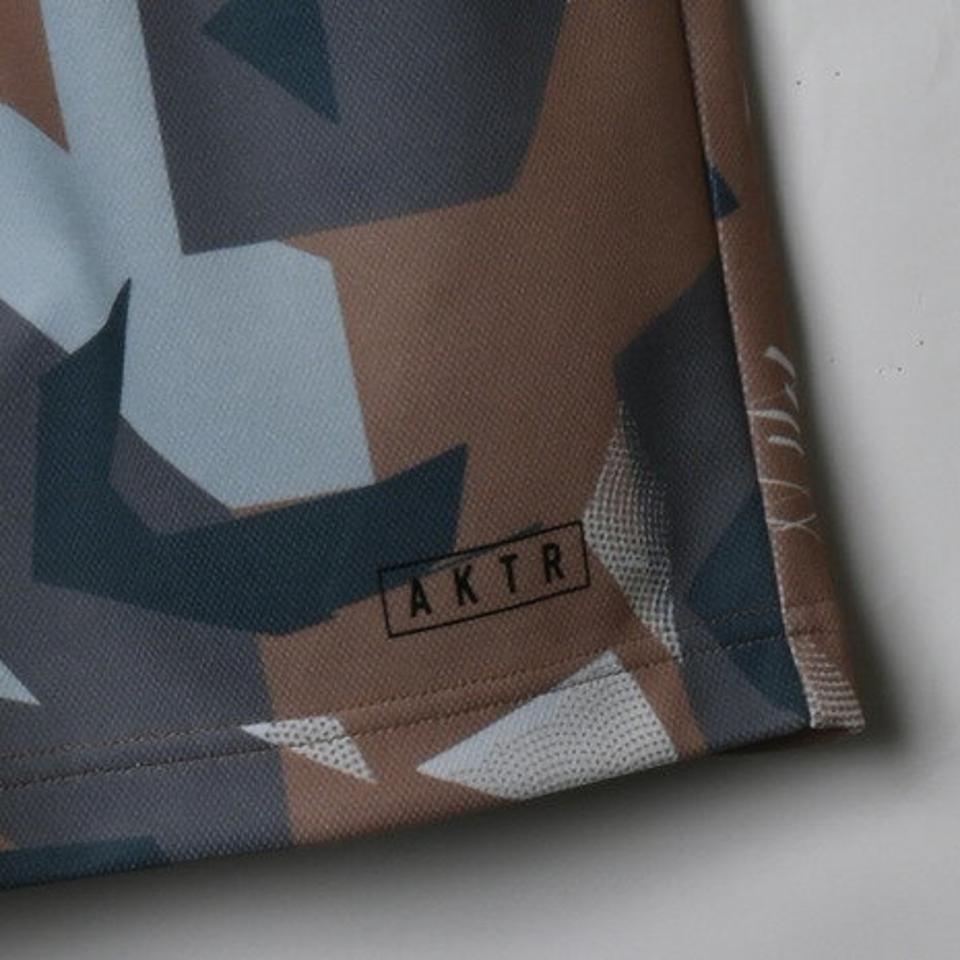 アクター（AKTR）（メンズ）バスパン バスケットボールウェア B.BALL POLYGON CAMO ショーツ 221-011002 BR