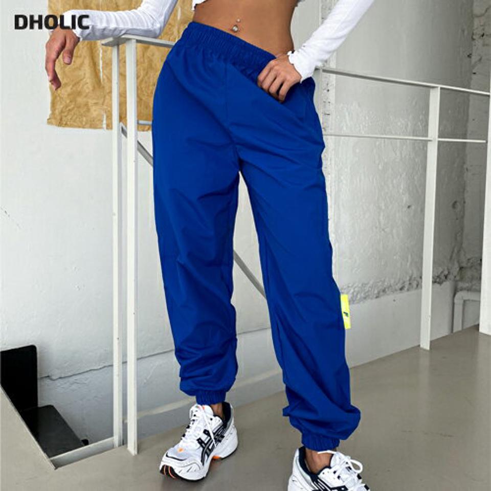 【新作10%OFF】タグナイロンジョガーパンツ・p001361 レディース 【pt】パンツ ロング丈 単色 無地 シンプル ベーシック ナイロン ジョガーパンツ ウエストゴム 春 夏 秋 冬 カジュアル ラフ スポーティ 運動 韓国ファッション MKT SALE セール