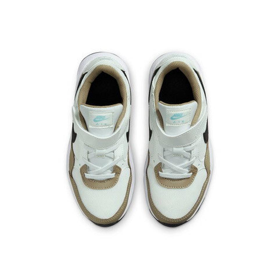 ナイキ（NIKE）（キッズ）ジュニアスニーカー スポーツシューズ エア マックス SC PSV ホワイト CZ5356-114 マジックテープ ベルクロ 軽量 学生 登校