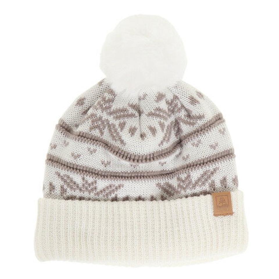 シュトロイレ（STREULE）（レディース）FUR ニット帽 ST22FB0043 WHT ホワイト ファー 秋冬 スキー スノボー 防寒