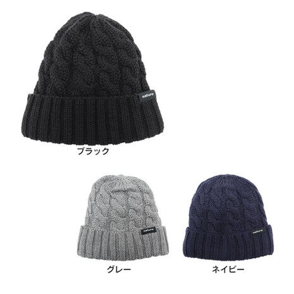 エーアールビーエヌ（ARBN）（キッズ）ジュニア 帽子 ニット帽 NATURE L ニットキャップ AB33WC1394 防寒 雪あそび