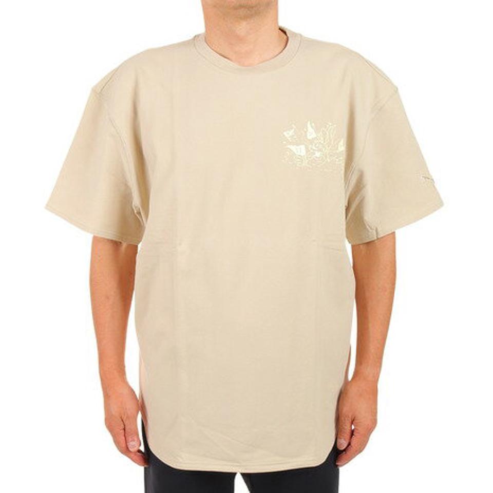 【6/5 24h限定 エントリー＆対象4店舗買い回りで最大P10倍！】プーマ（PUMA）（メンズ）半袖Tシャツ メンズ SUPER PUMA フラッグTシャツ 671098 64 BEG