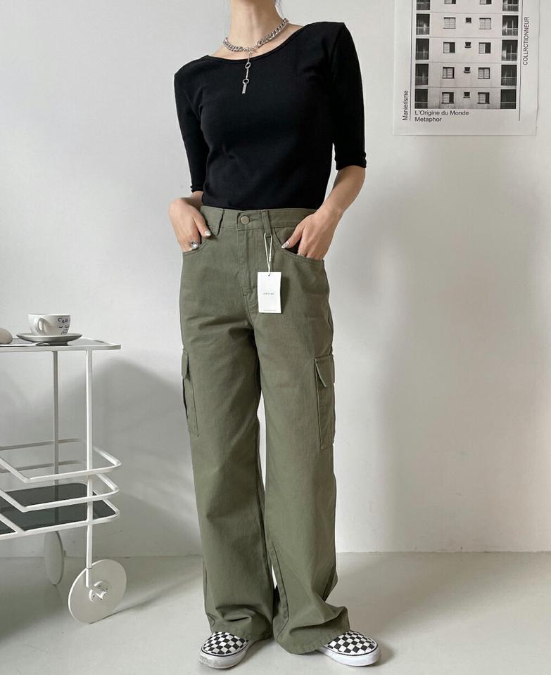 5分袖ラウンドネックTシャツ・p001430 レディース 【tops】 トップス Tシャツ ラウンドネック 半袖 5分袖 コットン 綿 伸縮 スリムフィット タイト 細身 無地 シンプル ベーシック デイリー カジュアル 冬 韓国ファッション MKT