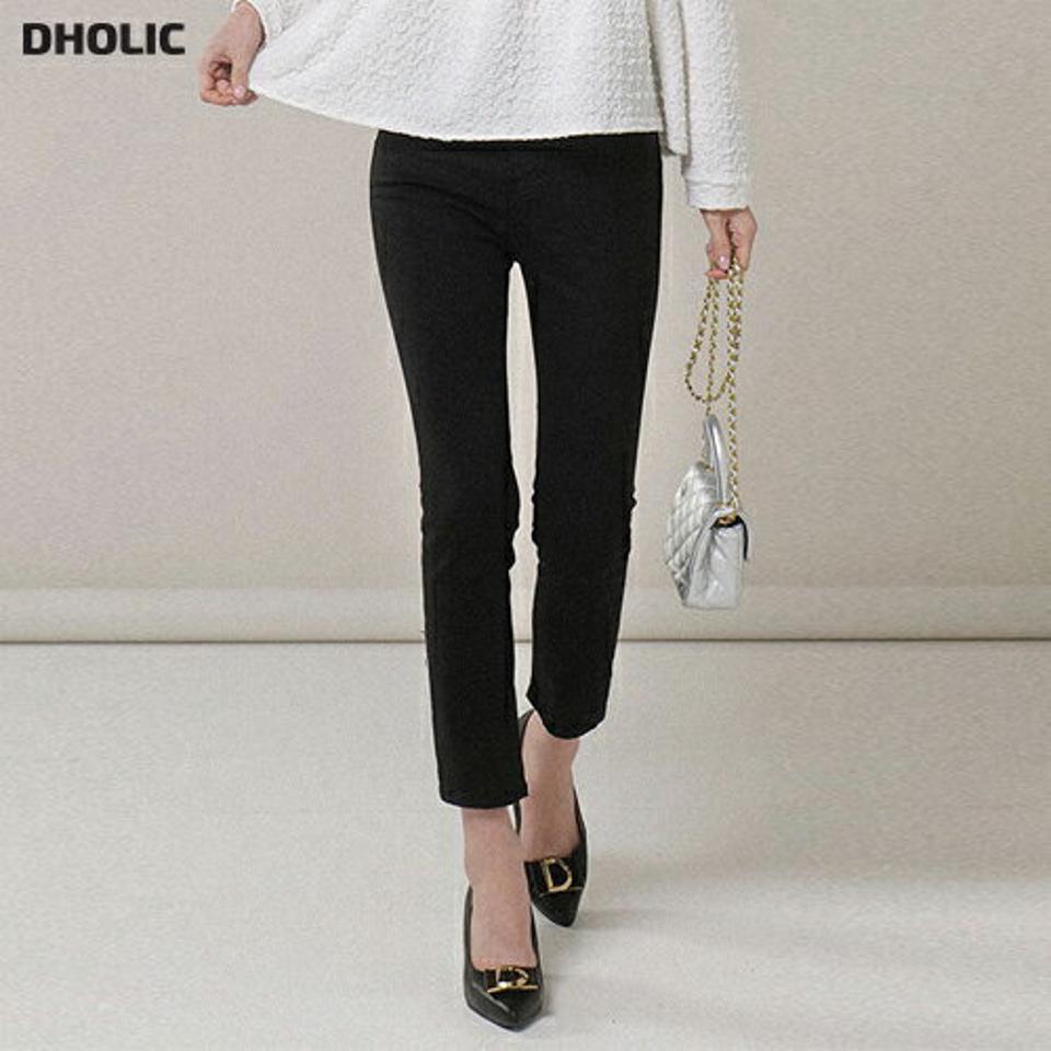 ポケットスキニーパンツ・t00021 レディース 【pt】ボトムス スキニー スリム ストレート ベルトループ クロップド丈 無地 単色 ベーシック シンプル フェミニン カジュアル 秋 冬 春 韓国ファッション