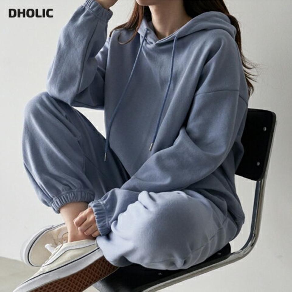 パーカー&スウェットジョガーパンツSET・p001391 レディース 【pt】セットアップ セット setup トップス 長袖 スウェット トレーナー パーカー フード フーディ 単色 無地 シンプル パンツ ロング丈 カジュアル 秋 冬 韓国ファッション MKT