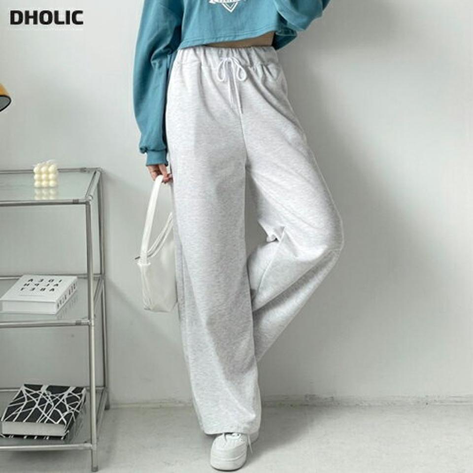 ストリングスウェットパンツ・p001450 レディース 【pt】パンツ ロング丈 スウェット 単色 無地 シンプル ベーシック トレーナー ストリング ウエストゴム 秋 冬 カジュアル ラフ 楽ちん ワンマイルウェア 韓国ファッション MKT