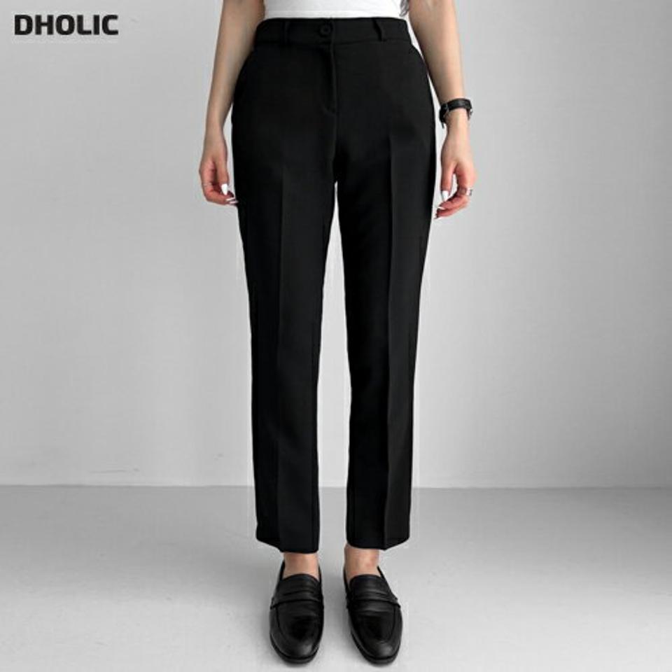 くるみボタンスリムスラックス・p001488 レディース 【pt】パンツ ロング丈 単色 無地 シンプル ベーシック スラックス 細身 スリム くるみボタン 秋 冬 シック 大人 オフィスカジュアル 韓国ファッション MKT