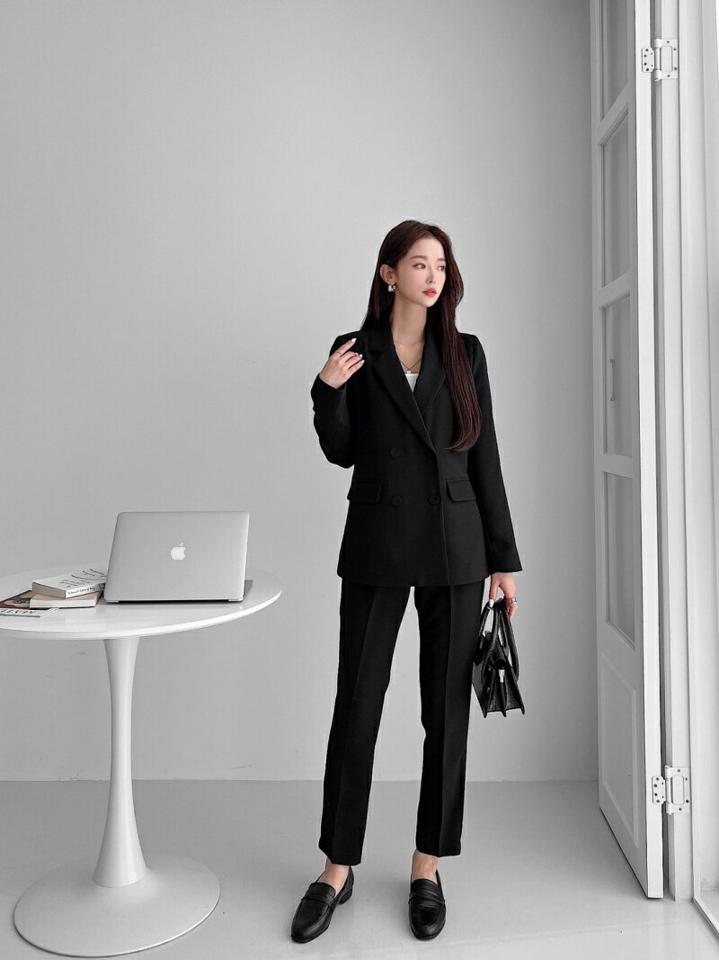 くるみボタンスリムスラックス・p001488 レディース 【pt】パンツ ロング丈 単色 無地 シンプル ベーシック スラックス 細身 スリム くるみボタン 秋 冬 シック 大人 オフィスカジュアル 韓国ファッション MKT