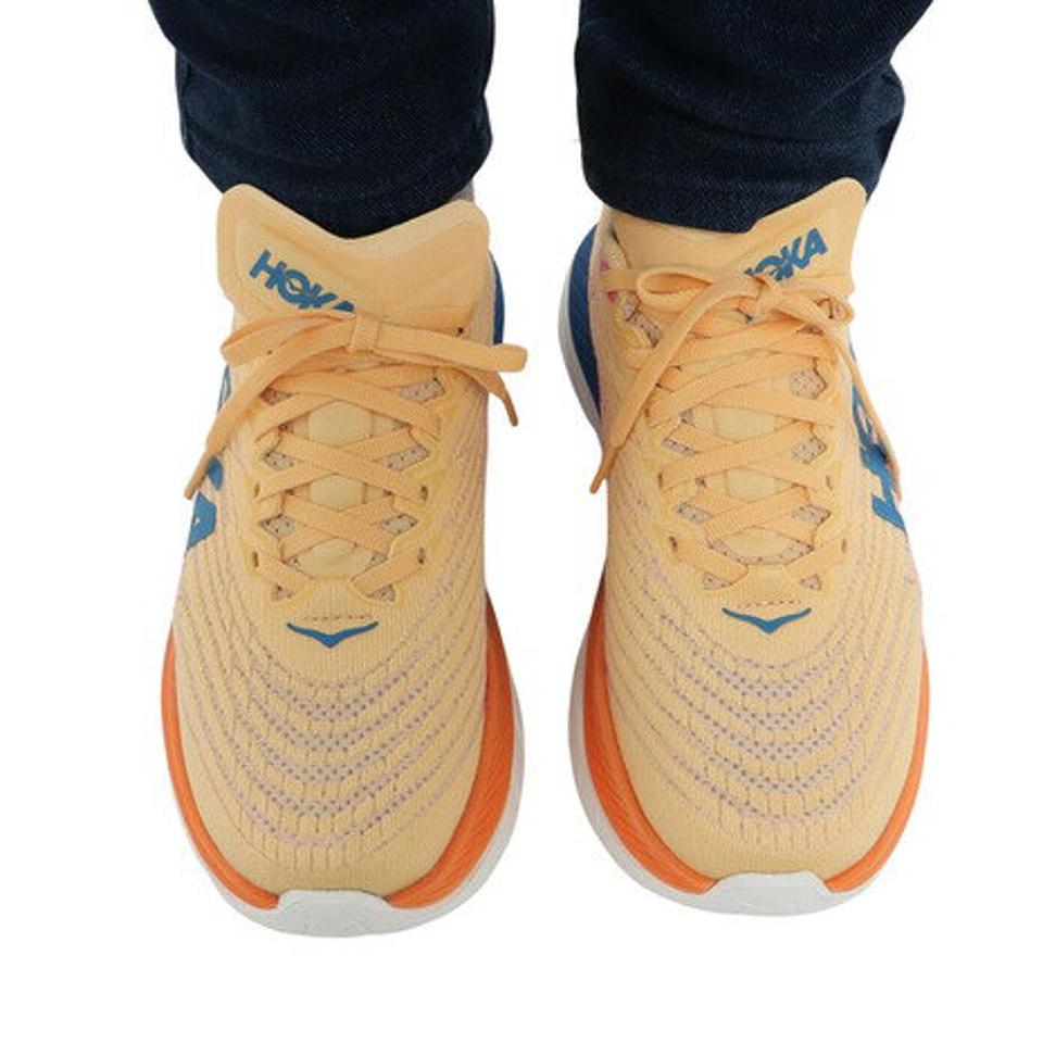 ホカ（HOKA）（レディース）ランニングシューズ マッハ 5 MACH 5 オレンジ ピンク 1127894-ICYC スニーカー トレーニング レース 厚底 軽量