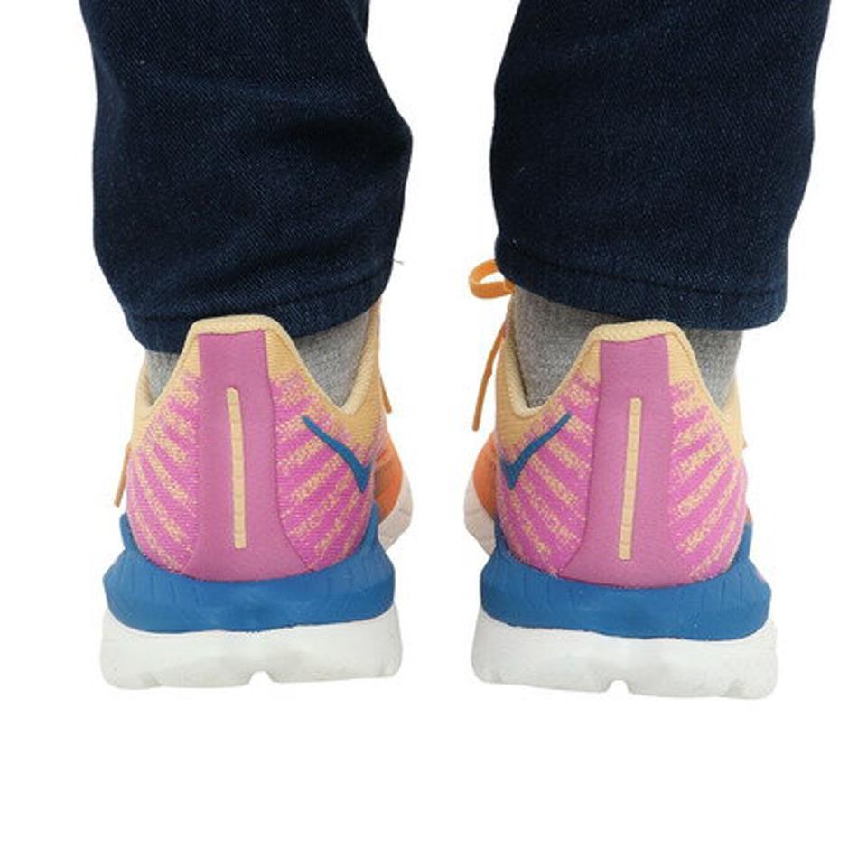 ホカ（HOKA）（レディース）ランニングシューズ マッハ 5 MACH 5 オレンジ ピンク 1127894-ICYC スニーカー トレーニング レース 厚底 軽量